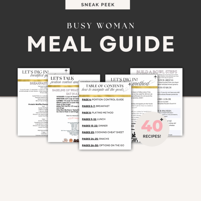 meal guide preview